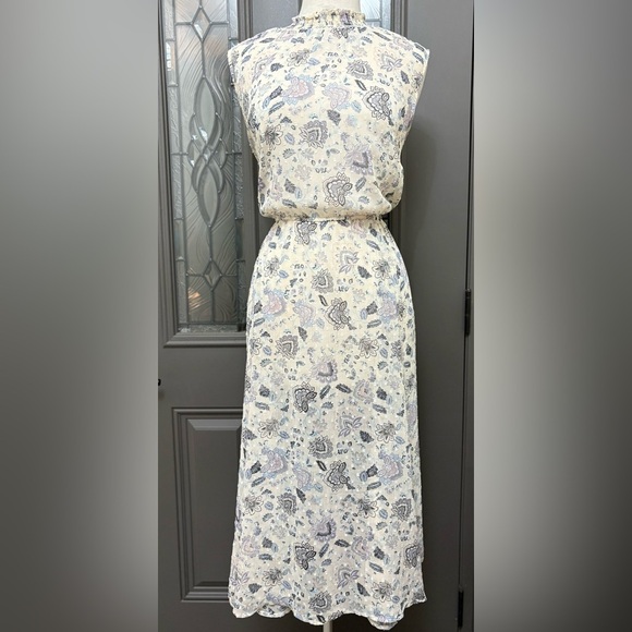 Torrid Midi Clip Dot Mock Neck Dress | Size 3X - Picture 2 of 10